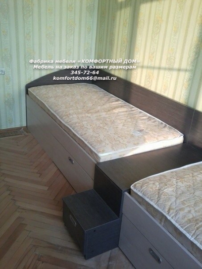 Кровать для подростков на заказ - №759